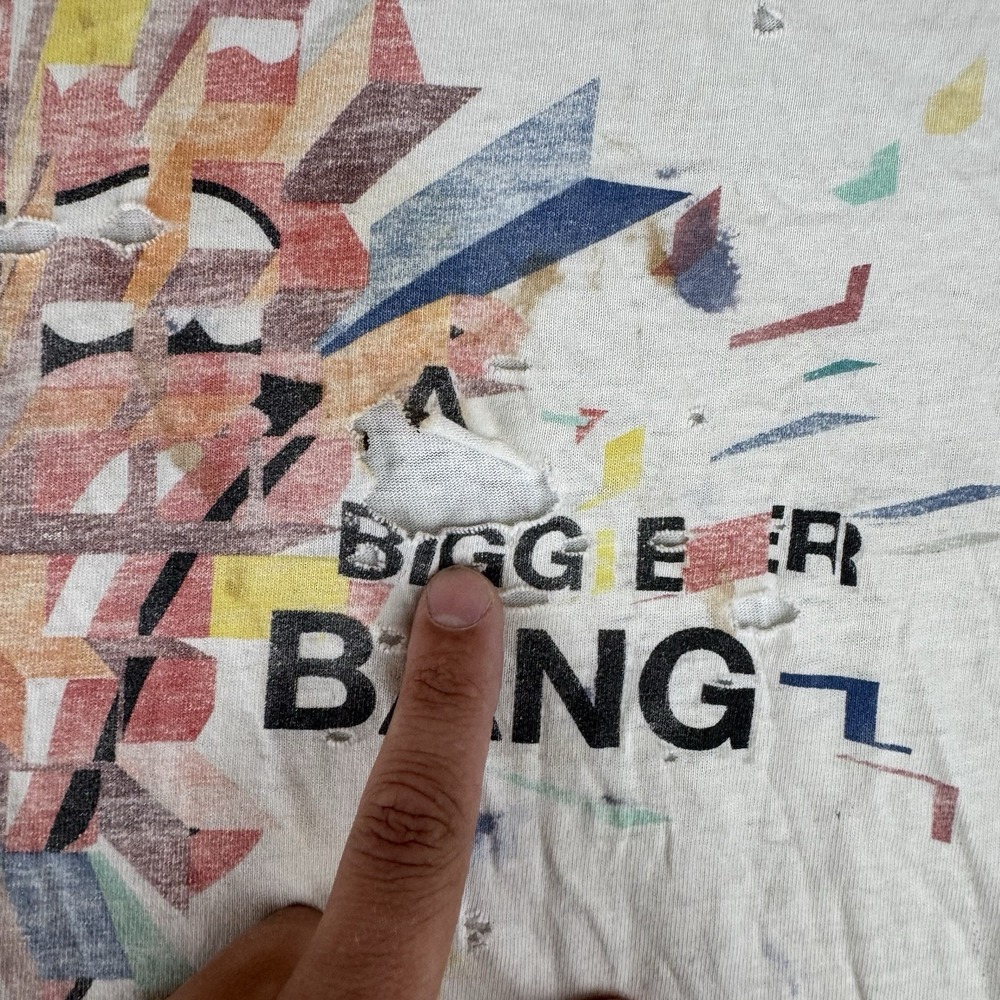 The Rolling Stones A Bigger Bang T Shirt‎ Size Xl Y2K 2006 Vintage Distressed - Picture 4 of 12